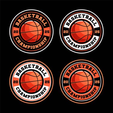 Basketbol logosu koleksiyonu, amblem koleksiyonları. Basketbol logosu şablon paketi