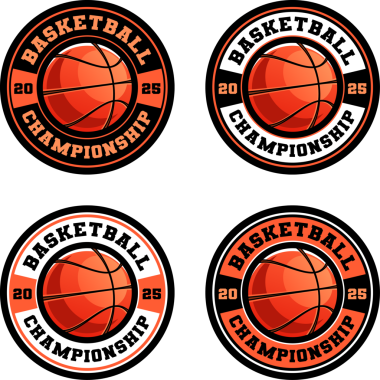 Basketbol logosu koleksiyonu, amblem koleksiyonları. Basketbol logosu şablon paketi