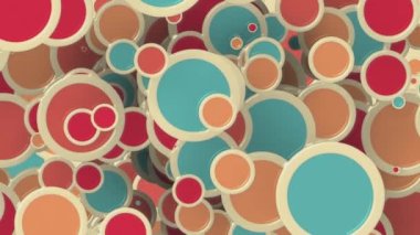 70 'lerin modasına uygun, modaya uygun psikedelik dönüşümlü, sıcak renk tonlarında sıvı organik şekiller. Tam HD ve döngü vintage lav lambası efekti hareket arkaplan canlandırması.