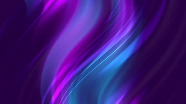 Trendy Silky Smooth Neon Colored Liquid Gradient Background Animation Full — Stock Video