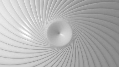 Basit minimalist, beyaz spiral yüzey arka planı. Bu modern soyut geometrik hareket arka plan animasyonu tam HD ve pürüzsüz bir döngüdür.