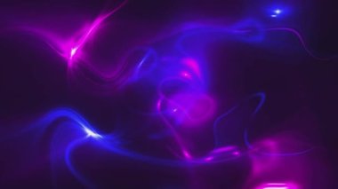 Soyut neon renkli pembe ve mavi sıvı hareket ışık efekti animasyonu. Bu garip psikedelik hareket arkaplanı tam HD ve döngüseldir.
