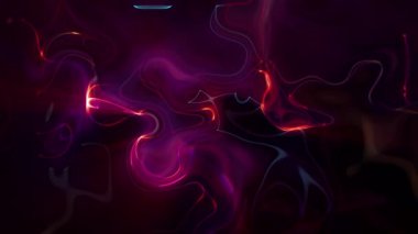 Soyut parlak kırmızı sıvı hareket ışık efekti animasyonu. Bu garip dönen psikedelik hareket arka planı tam HD ve döngüsel.