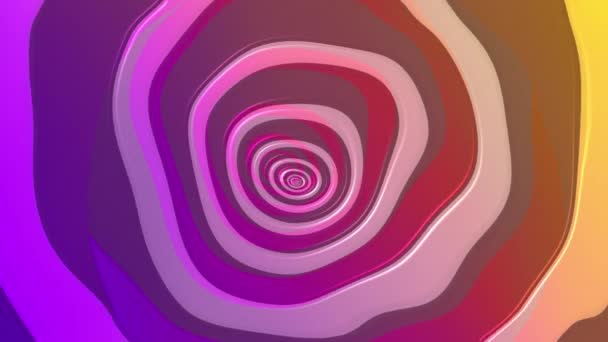 Vibrant Coloré Répétition Des Cercles Morphing Motif Fond Abstrait Cette — Video