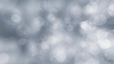 Renkli bokeh küreleri, parlak altın yıldızlı arka plan animasyonları. Bu şenlikli Noel arka planı tam bir HD ve kusursuz bir döngü..