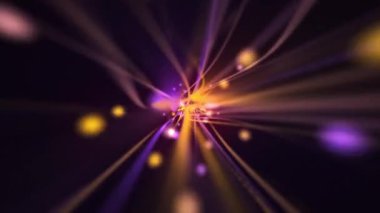 1970 'lerin modası geçmiş, renkli, eski renklerle yanıp sönen daireleri olan, kahverengi, bej ve yeşil renkli geometrik arka plan. Bu tarz hareketli arka plan animasyonu 4K ve pürüzsüz bir döngü.