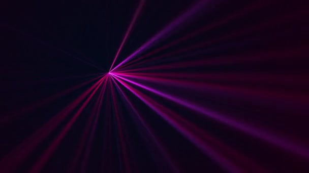 Високошвидкісне Лазерне Світло Чорному Тлі Миготливими Неоновими Лазерними Променями Музична — стокове відео