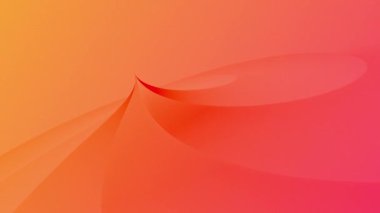 Pembe turuncu arkaplanda dönen sihirli bir spiral şekil. Bu zarif geometrik soyut arkaplan tam HD ve dikişsiz bir döngüdür.