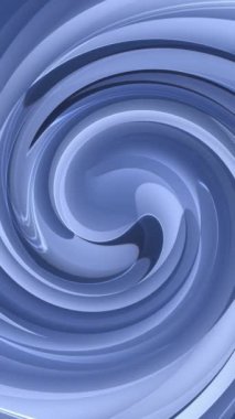 Dikey video - parlak mavi girdap eğimli spiral. Tam HD ve kıvrımlı hareketli arkaplan canlandırması.