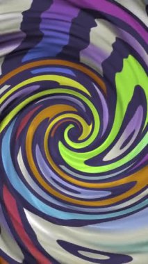 Dikey video - canlı sıvı hareket sarmal soyut hareket arkaplan animasyonu.