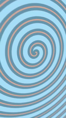 Dikey video - hipnotik renkli sirk sarmal hareketli arka plan animasyonu - döngü ve tam HD.