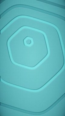 Dikey video - yeşil yarım tonlu geometrik şekiller arka planda hafifçe yayılan yuvarlak altıgenler. Tam HD ve döngü hareketi arkaplan canlandırması.