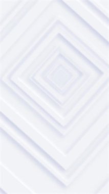 Dikey video - Temiz beyaz neomorfizm stili hareketli arkaplan animasyonu dönüşümlü karelerle. Bu minimalist soyut arka plan odak noktasından çıkar ve kusursuz bir döngüdür..