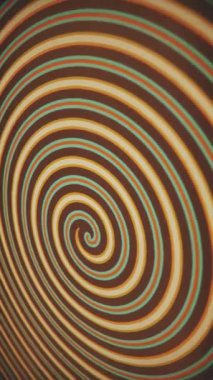 Dikey video - klasik, hipnotik sirk tarzı spiral hareketli arka plan animasyonu. Renkli sarı, kahverengi ve bej, bu retro Americana tarzı arka plan tam HD ve döngülü.