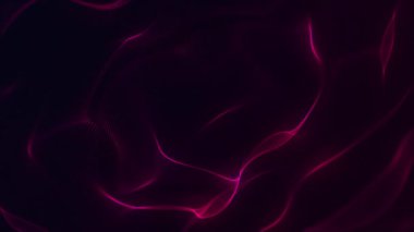 Zarif akış ve dalgalanan kırmızı fraktal ışık dalgası arka plan animasyonu. Bu modern soyut hareket arka planı tam bir HD ve kusursuz bir döngüdür..