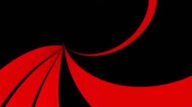 Basit siyah ve kırmızı hipnotik spiral hareketli arka plan animasyonu. Bu soyut spiral arka plan tam bir HD ve kusursuz bir döngüdür..