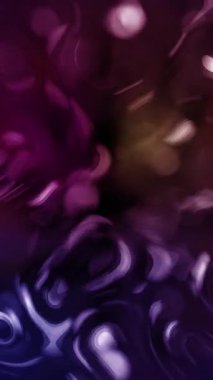 Renkli sıvı hareket ışık efekti soyut arkaplan. Yanıp sönen sıvı hareketiyle yanıp sönen ışık. Bu garip psikedelik dikey hareket arkaplanı tam HD ve döngüsel.