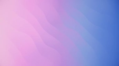 Yumuşak renk gradyan arkaplanı, tekrarlanan dalgalı çizgilerle yumuşatıcı pembe ve mavi pastel renkler. Bu ince soyut arkaplan tam HD ve bir döngü.