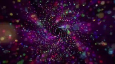 Büyülü parçacık arkaplanı, parlayan renkli parçacık sarmalı ya da kameraya doğru akan küreler. Bu şenlikli kutlama partisi arka planı tamamen HD ve döngüseldir..