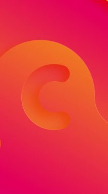Yumuşak kıvrımlı şekilleri olan, canlı renk eğimli bir arkaplan. Bu minimalist soyut dikey arkaplan tam bir HD ve kusursuz bir döngüdür..