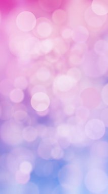 Soyut bokeh arkaplan animasyonu, pembe mavi renk gradyanı üzerinde hafif titreşen bokeh ışık küreleri ile. Bu zarif dikey animasyon tam bir HD ve kusursuz bir döngüdür..