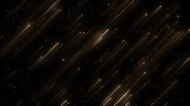 Işıldayan altın parçacıkları ve parlayan altın kayan yıldızlarla parıldayan hareketli bir arka plan. Bu şaşaalı ödül töreni animasyon tam bir HD ve kusursuz bir döngü..