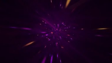 Parlak, neon ışıklı disko ışıkları arkaplanda akan renkli parçacıklar ve ışık parlamaları var. Bu modaya uygun, ışıltılı parti arka plan animasyonu tam bir HD ve kusursuz bir döngüdür.