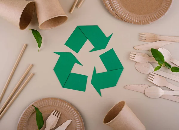 Natural Reutilizável Zero Cintura Eco Friendly Pacote Alimentos Sustentáveis — Fotografia de Stock