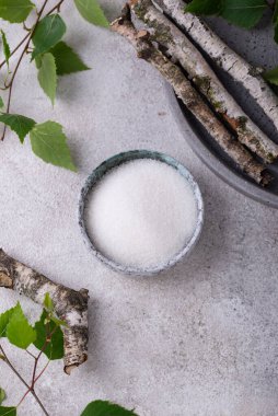 Xylitol veya huş şekeri, şeker hastalarının yerine geçer.