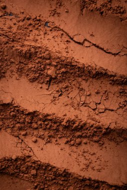 Kakao tozu, doğal çikolata ürünü dokusu arka plan