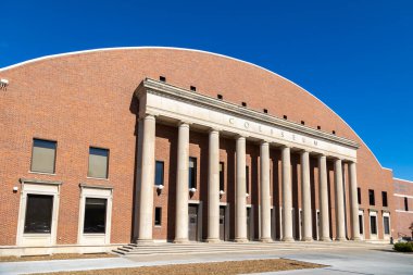 Lincoln, NE - Ekim 2022: Nebraska Kolezyumu Lincoln, Nebraska Lincoln Üniversitesi 'nin kampüsünde bulunan kapalı bir stadyumdur.