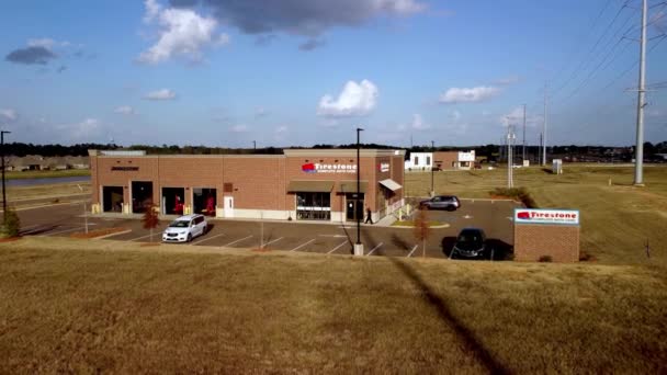 Flowood Firestone Complete Auto Care Uma Cadeia Americana Lojas Manutenção — Vídeo de Stock