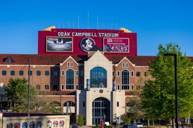 Tallahassee, FL - 16 Mart 2023: Doak Campbell Stadyumu, Florida Eyalet Üniversitesi Futbol Ligi