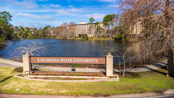 Baton Rouge Februar 2023 Louisiana State University Unterschreibt Auf Dem — Stockfoto