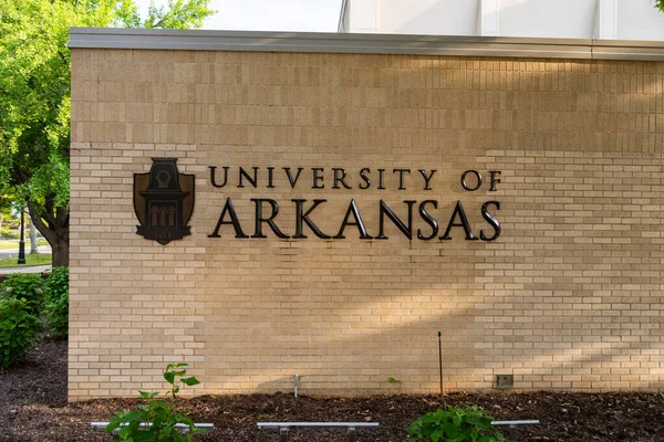 Fayetteville 2023 Universidad Arkansas Firma Fayetteville — Foto de Stock