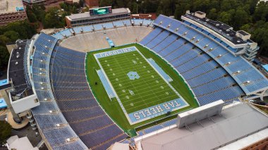 Chapel Hill, NC - Ekim 2023: Kenan Stadyumu, Kuzey Carolina Tar Heels Üniversitesi futbol takımının evi..