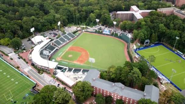 Bryson Field Stadionie Boshamer Siedziba Drużyny Baseballowej University North Carolina — Wideo stockowe