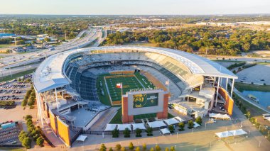 Waco, TX - Eylül 2023: McLane Stadyumu, Baylor Üniversitesi Ayıları futbol takımının evi.