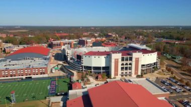 Oxford, MS - 28 Kasım 2023 Ole Miss Campus 'taki Hemingway Stadyumu.
