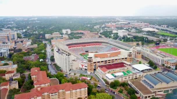 Austin Οκτωβρίου 2023 Darrell Royal Texas Memorial Stadium Στο Πανεπιστήμιο — Αρχείο Βίντεο