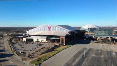 Arlington, TX - 29 Aralık 2023: Dünya Beyzbol Ligi 'nin Teksas Rangers takımına ev sahipliği yapıyor