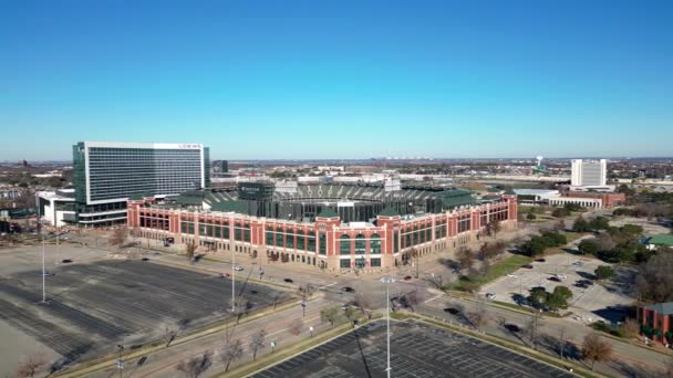 阿灵顿 2023年12月28日 乔克托体育场 Choctaw Stadium 是美国德克萨斯州阿灵顿市的一座多功能体育场 位于达拉斯和沃思堡之间 — 图库视频影像