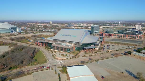 Arlington Diciembre 2023 Globe Life Field Hogar Los Texas Rangers — Vídeo de stock