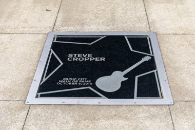 Nashville, TN - 15 Mart 2024: Steve Cooper Nashville, TN 'deki Music City Walk of Fame' in yıldızı