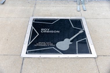 Nashville, TN - 15 Mart 2024: Roy Orbison Nashville 'deki Music City Walk of Fame' in yıldızı