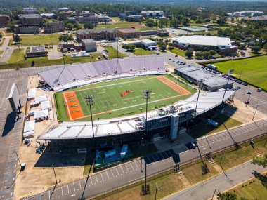 Tallahassee, FL - September 2, 2024: Florida A&M University football, Ken Riley Field at Bragg Memorial Stadium clipart