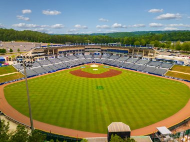 Hoover, AL - 24 Mayıs 2025 Hoover Metropolitan Stadyumu, Alabama 'nın başkenti Birmingham' da yer alan bir beyzbol stadyumudur..