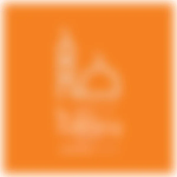 Ramadan Kareem Moské Bokstäver Orange Bakgrund — Stockfoto