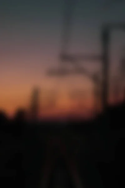 Blur Abstrato Com Luzes Rua Desfocado Efeito Bokeh Para Fundo — Fotografia de Stock