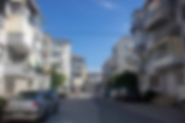 Bulanık şehir arkaplanı. yaratıcı arkaplan